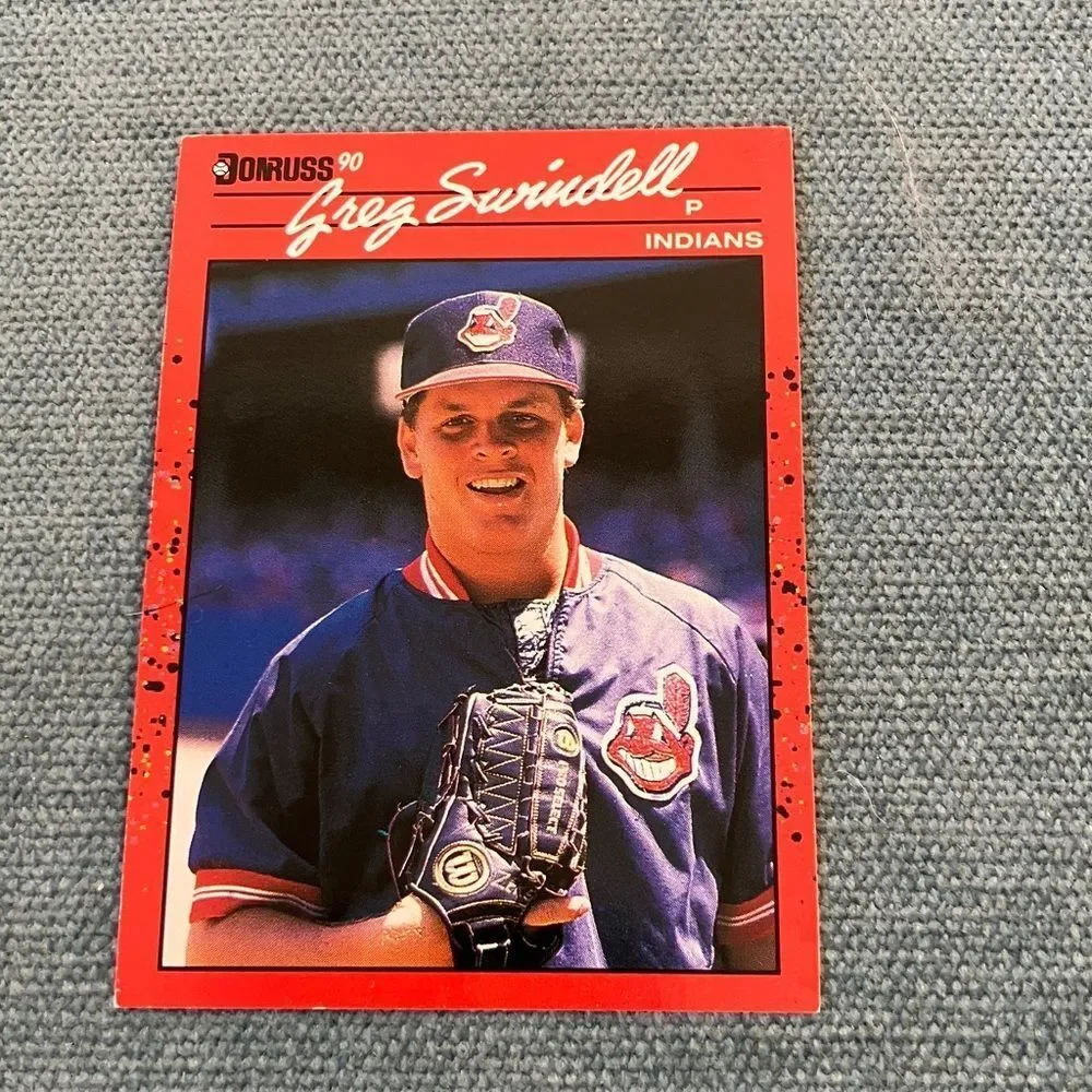 1990 Donruss Cleveland Indians Baseball Card Trading Card